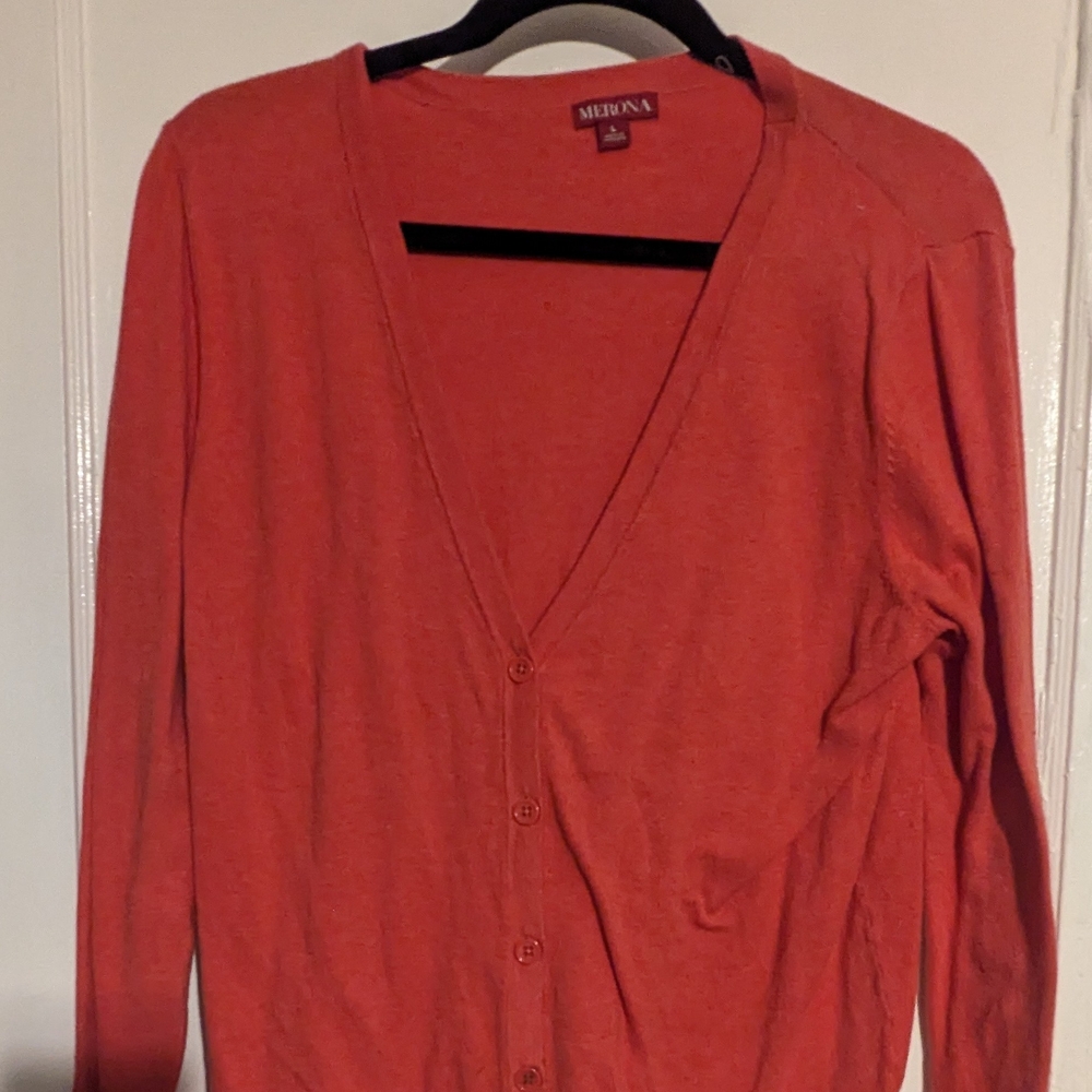 Merona V-Neck Coral Sweater